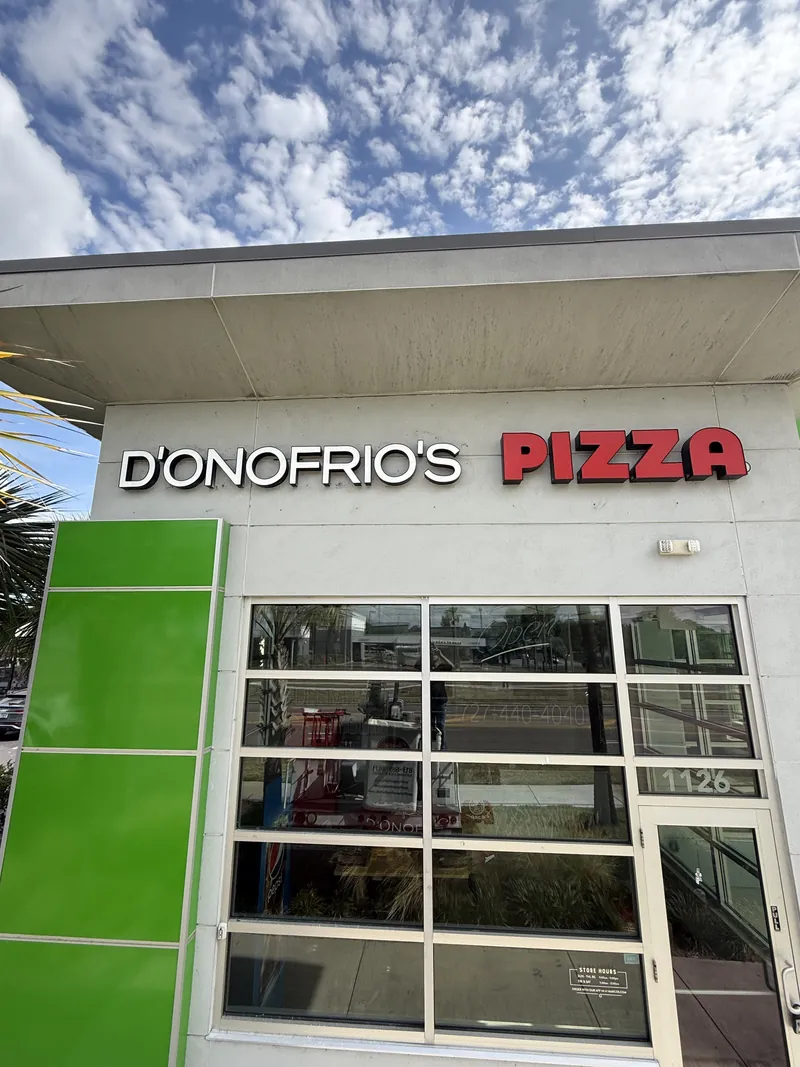 D'Onofrio's Pizza storefront channel letters installed by Quality Signs